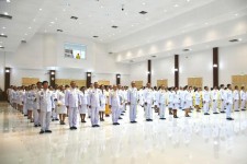 นายกองค์การบริหารส่วนจังหวัดตาก เข้าร่วมพิธีถวายเครื่องราชสักการะและวางพานพุ่ม (พุ่มเงิน-พุ่มทอง) และพิธีจุดเทียนถวายพระพรชัยมงคล