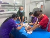 14 ส.ค.67 รพ.สต.บ้านสันป่าไร่ ให้บริการฉีดวัคซีนเด็ก อายุ 2 เดือน ถึง 4 ปี จำนวน 24 ราย พร้อมตรวจสุขภาพช่องปาก,เคลือบฟลูออไรด์,ให้ทันตสุขศึกษาแก่ผู้ปกครองเด็ก,เจาะเลือดตรวจ HCT , ยืนยันตัวตน(Authen) ,จ่ายยา para syr และ ferrous syr