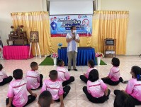 17 ส.ค. 67 นางเสาร์แก้ว อ่วมพิทยา เจ้าพนักงานสาธารณสุข รพ.สต.บ้านสันป่าไร่และนายวิทวัส ตาคำ ประธานเครือข่ายคนต่อชีวิต ร่วมเป็นวิทยากรอบรมให้ความรู้แก่นักเรียนโรงเรียนบ้านป่าไร่เหนือในโครงการเฝ้าระวังป้องกันและควบคุมโรคไข้หวัดใหญ่สายพันธ์ใหม่และโรคระบาดตาม