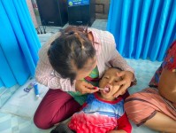 3 ส.ค. 67 นส.พนิดา ตลับทอง จพ.ทันตาภิบาลปฏิบัติการพร้อมด้วยนส.โสภา วรนารถวิชัย ผู้ช่วยทันตกรรม รพ.สต.บ้านสันป่าไร่ เป็นวิทยากรให้ความรู้กิจกรรมทันตสุขภาพที่ศพด.บ้านป่าไร่เหนือและตรวจสุขภาพช่องปากพร้อมทั้งเคลือบฟลูออไรด์จำนวน 32 ราย