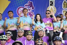 รองนายกองค์การบริหารส่วนจังหวัดตาก เข้าร่วม โครงการจัดกิจกรรมส่งเสริมและเชื่อมโยงแหล่งท่องเที่ยวในกลุ่มจังหวัด ภาคเหนือตอนล่าง 1 กิจกรรม จัดการแข่งขันแรลลี่จักรยานเพื่อการท่องเที่ยว (Bike Rally For Tourism) ณ บริเวณสะพานปิงพิพรรธน์ เขื่อนภูมิพล อำเภอสามเง