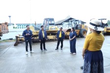 รองนายกองค์การบริหารส่วนจังหวัดตาก ตรวจติดตามความพร้อมของเครื่องจักรกล ณ ศูนย์จักรกลองค์การบริหารส่วนจังหวัดตาก 