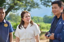 รองนายกองค์การบริหารส่วนจังหวัดตาก ลงพื้นที่ตรวจสอบบริเวณตลิ่งริมแม่น้ำวัง หมู่ที่ 1 บ้านวังโพ ตำบลวังจันทร์ อำเภอสามเงา จังหวัดตาก