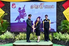 รองปลัดองค์การบริหารส่วนจังหวัดตาก ร่วมพิธีทำบุญ เนื่องในวันสถาปนาหน่วย ครบรอบปีที่ 12 กองพันทหารราบที่ 3 กรมทหารราบที่ 14