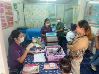 9 ต.ค.67 รพ.สต.บ้านสันป่าไร่ ฉีดวัคซีนเด็กอายุ 2 เดือน ถึง 4 ปี จำนวน 22 ราย และตรวจสุขภาพช่องปาก , เคลือบฟลูออไรด์ , ให้ทันตสุขศึกษาแก่ผู้ปกครอง , เจาะเลือดตรวจ hct , จ่ายยา ferrous syr , para syr  , ยืนยันตัวตน(Authen)