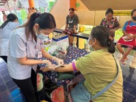 15 ต.ค.67 รพ.สต.บ้านสันป่าไร่ เจาะเลือด(screening lab)ผู้ป่วย NCD กลุ่ม 1 โรคเบาหวาน จำนวน 23 ราย พร้อมทั้งตรวจปัสสาวะ , ตรวจคลื่นไฟฟ้าหัวใจ(EKG) , ตรวจเท้า , วัดรอบเอว , ยืนยันตัวตน(Authen)