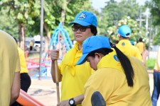 รองปลัดองค์การบริหารส่วนจังหวัดตาก เข้าร่วมกิจกรรมจิตอาสาพัฒนา เนื่องในวันปิยมหาราช 23 ตุลาคม 2567 ณ บริเวณริมแม่น้ำปิง