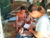 19-20 ตค. 67 อาสาสมัครสาธารณสุข หมู่ที่ 2 บ้านตีนธาตุ คัดกรองกลุ่มเสี่ยงโรคความดันโลหิตสูงและโรคเบาหวาน ในประชากรอายุ 35