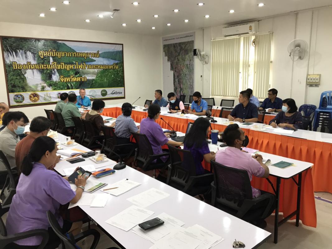 เข้าร่วมการประชุมคณะกรรมการอำนวยการ อาสาสมัครพิทักษ์ทรัพยากรธรรมชาติและสิ่งแวดล้อมหมู่บ้าน (ทสม.)