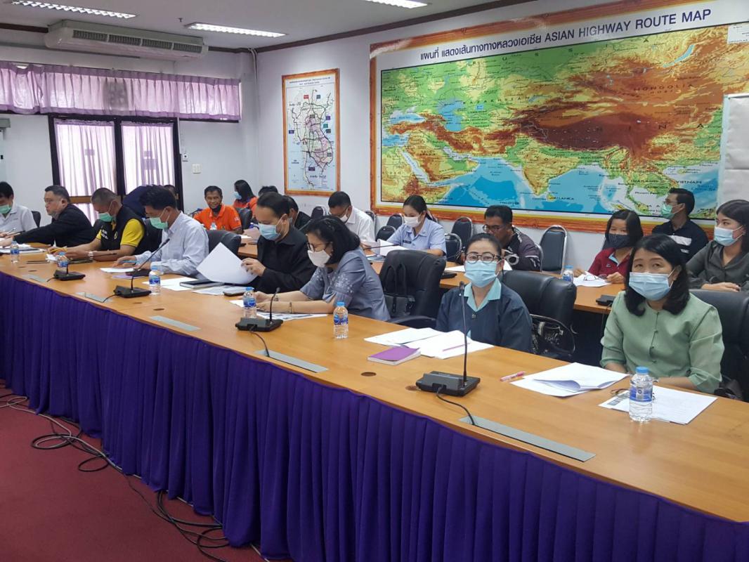 ร่วมประชุมคณะกรรมการโรคติดต่อจังหวัดตาก และประชุมคณะกรรมการป้องกันยับยั้งภัยพิบัติกรณีฉุกเฉินฯ