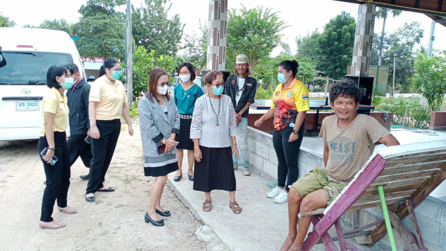 คณะอนุกรรมการด้านการประเมินผลกองทุนฟื้นสมรรถภาพจังหวัดตากลงพื้นที่ติดตามและประเมินประเมินผลการขอรับเงินสนับสนุนโครงการปรับสภาพแวดล้อมที่อยู่อาศัยสำหรับคนพิการที่ยากไร้และมีความจำเป็นต้องได้รับการฟื้นฟูสมรรถภาพ