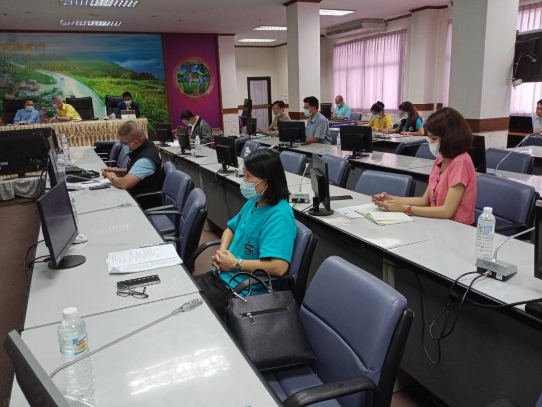 เข้าร่วมการประชุมคณะกรรมการโรคติดต่อจังหวัดตาก ครั้งที่ 38/2563