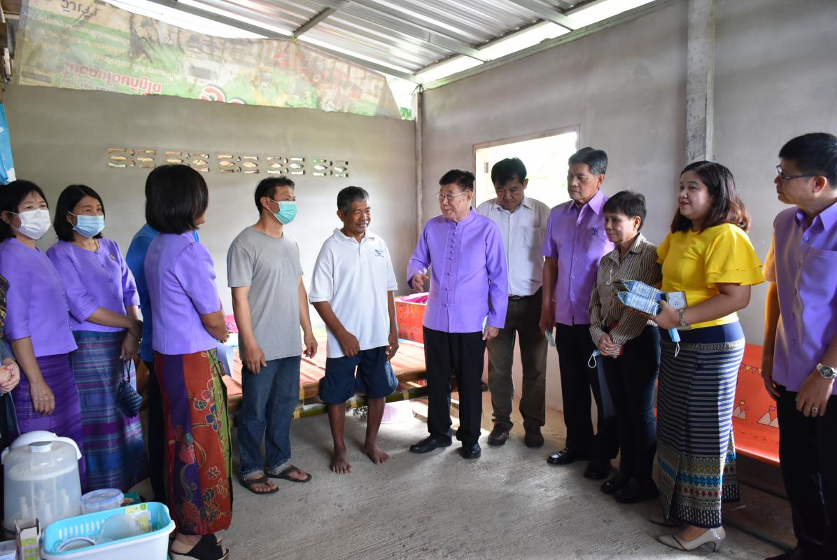 ลงพื้นที่ติดตามและประเมินผลในพื้นที่องค์การบริหารส่วนตำบลวังหิน เพื่อติดตามและประเมินประเมินผลการขอรับเงินสนับสนุนโครงการปรับสภาพแวดล้อมที่อยู่อาศัยสำหรับคนพิการที่ยากไร้และมีความจำเป็นต้องได้รับการฟื้นฟูสมรรถภาพ ประจำปีงบประมาณ พ.ศ.2563