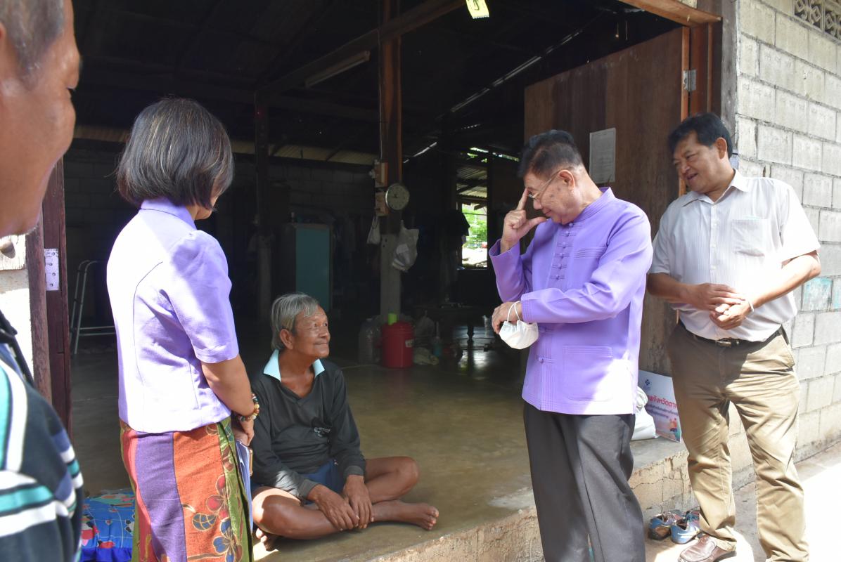 ลงพื้นที่ติดตามและประเมินผลในพื้นที่องค์การบริหารส่วนตำบลวังหิน เพื่อติดตามและประเมินประเมินผลการขอรับเงินสนับสนุนโครงการปรับสภาพแวดล้อมที่อยู่อาศัยสำหรับคนพิการที่ยากไร้และมีความจำเป็นต้องได้รับการฟื้นฟูสมรรถภาพ ประจำปีงบประมาณ พ.ศ.2563