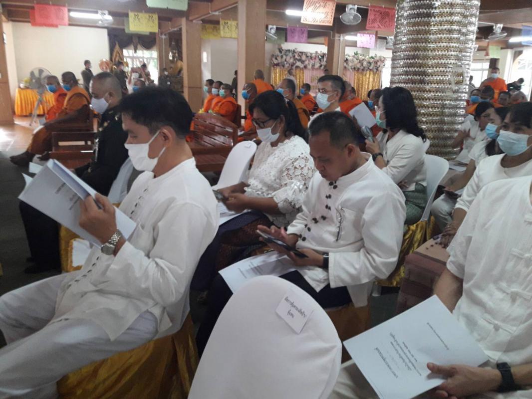 เข้าร่วมพิธีสวดพระพุทธมนต์และเจริญจิตตภาวนา เนื่องในวันคล้ายวันสวรรคต พระบาทสมเด็จพระจุลจอมเกล้าเจ้าอยู่หัว