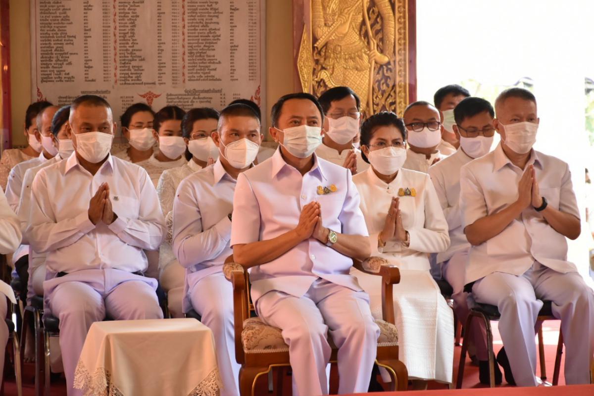 พิธีเจริญพระพุทธมนต์ถวายพระราชกุศล พระบาทสมเด็จพระบรมชนกาธิเบศร มหาภูมิพลอดุลยเดชมหาราช บรมนาถบพิตร เนื่องในวันคล้ายวันพระราชสมภพ 5 ธันวาคม 2563่ 