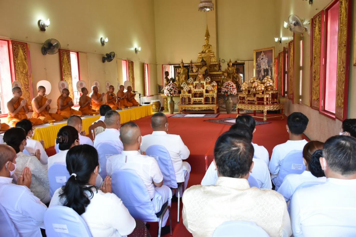 พิธีเจริญพระพุทธมนต์ถวายพระราชกุศล พระบาทสมเด็จพระบรมชนกาธิเบศร มหาภูมิพลอดุลยเดชมหาราช บรมนาถบพิตร เนื่องในวันคล้ายวันพระราชสมภพ 5 ธันวาคม 2563่ 