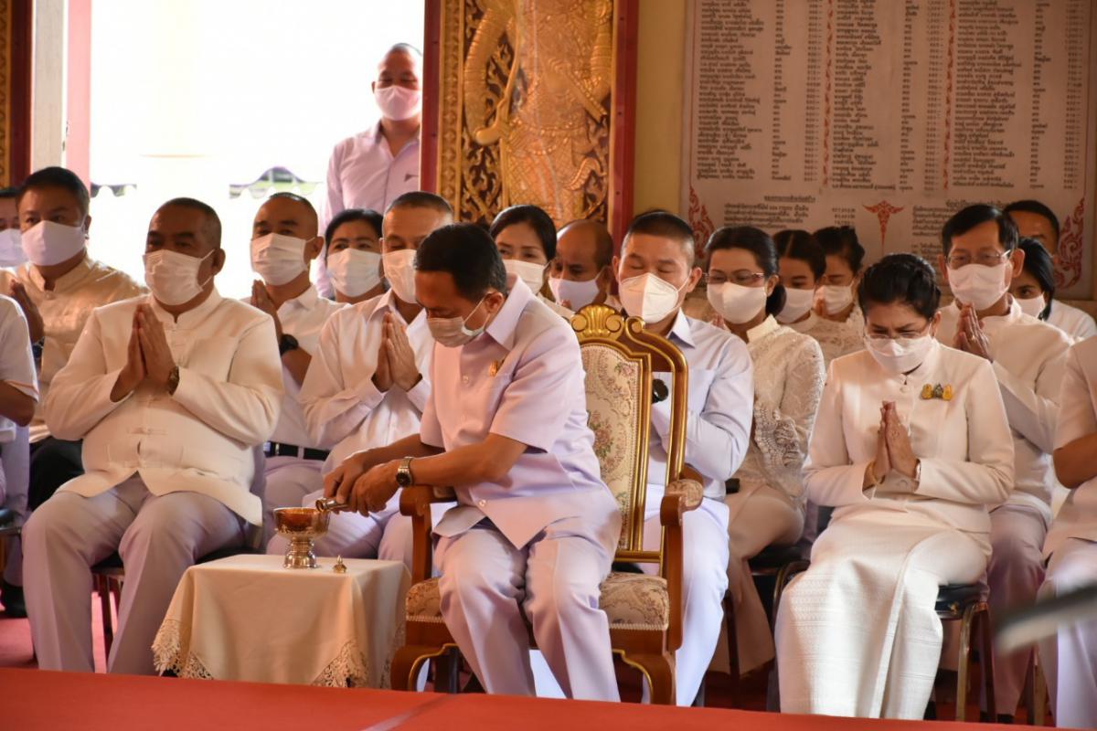พิธีเจริญพระพุทธมนต์ถวายพระราชกุศล พระบาทสมเด็จพระบรมชนกาธิเบศร มหาภูมิพลอดุลยเดชมหาราช บรมนาถบพิตร เนื่องในวันคล้ายวันพระราชสมภพ 5 ธันวาคม 2563่ 