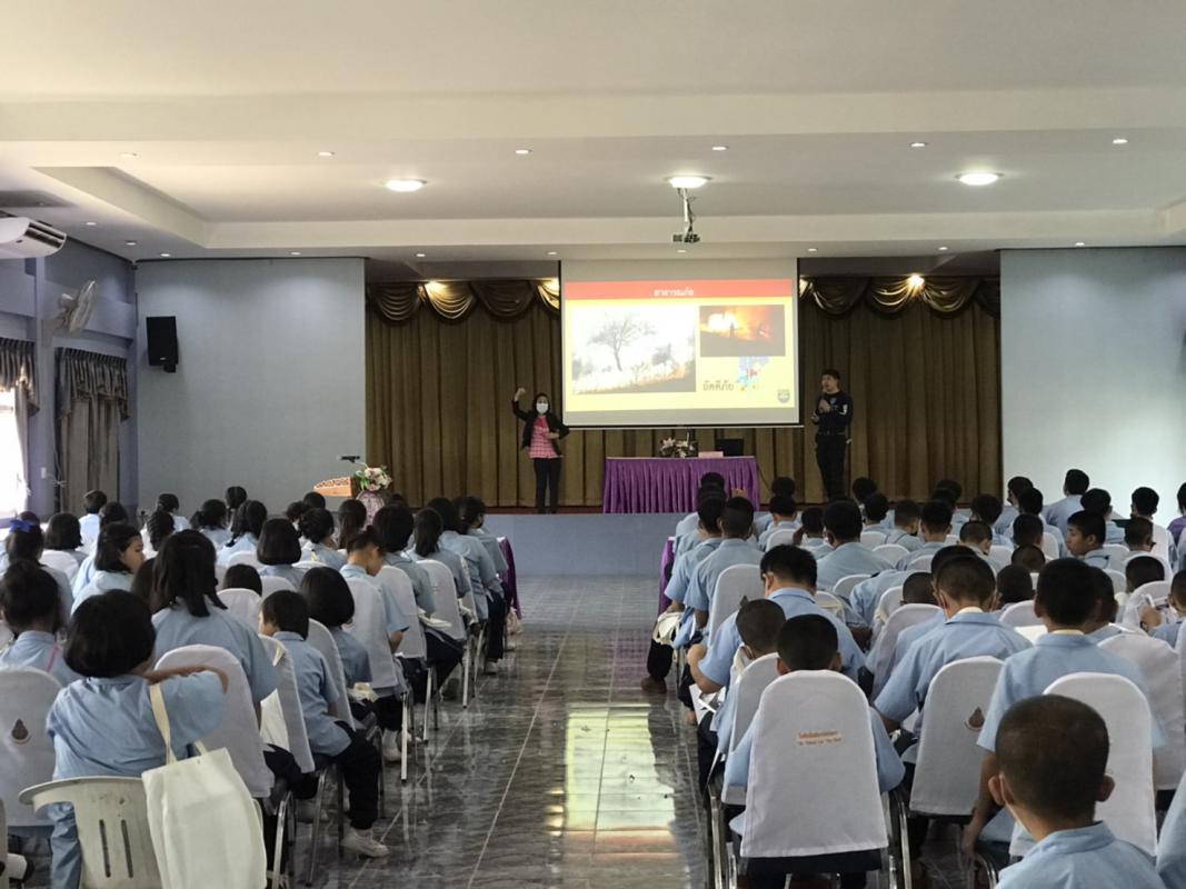 ดำเนินการปฏิบัติหน้าที่วิทยากร พร้อมทั้งสอนวิธีปฏิบัติสำหรับการรับมือสถานการณ์ภัยพิบัติ