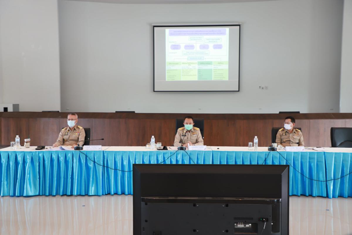 เข้าร่วมการประชุมคณะกรรมการประสานงานการขับเคลื่อนและขยายผลโครงการอันเนื่องมาจากพระราชดำริ และหลักปรัชญาของเศรษฐกิจพอเพียง จังหวัดตาก และคณะทำงานสนับสนุนการดำเนินงาน 4 มิติ ครั้งที่ 1/2564