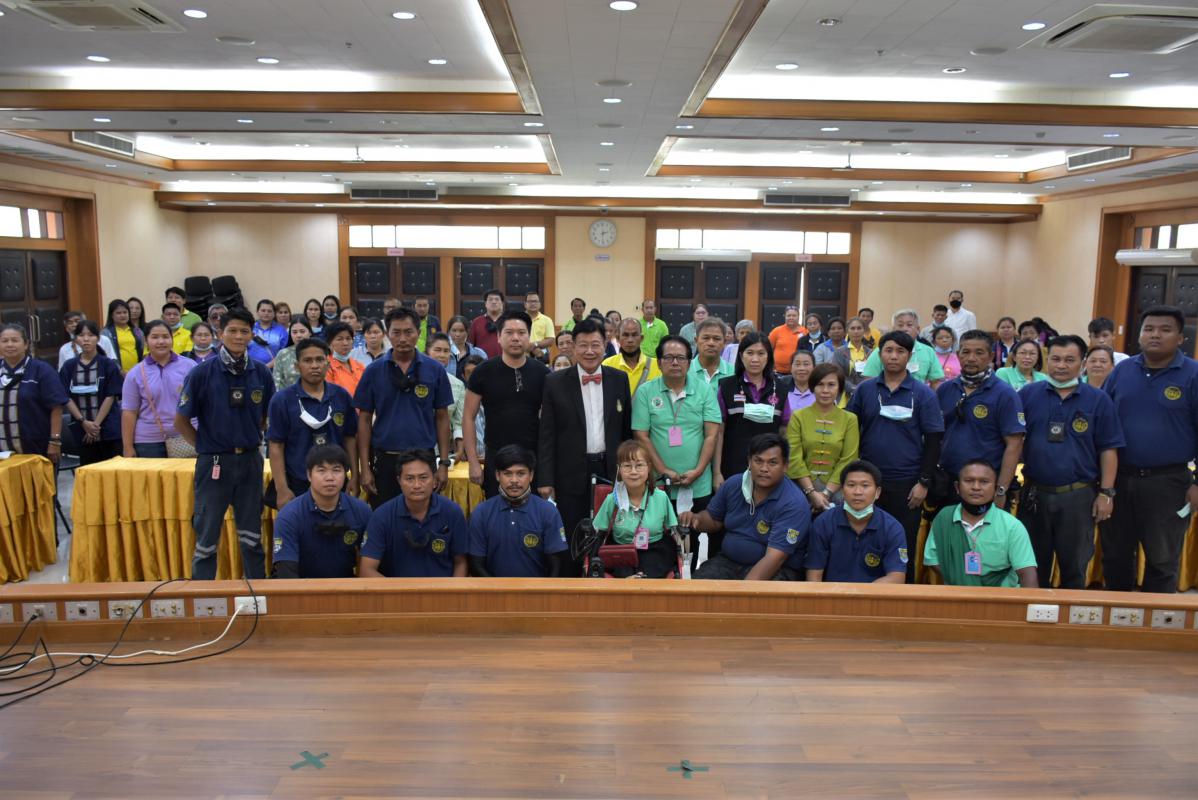 ร่วมเป็นเกียรติ และกล่าวต้อนรับ ในการประชุมเชิงปฏิบัติการโครงการเตรียมความพร้อมสำหรับคนพิการในสถานการณ์ภัยพิบัติ รุ่น 1