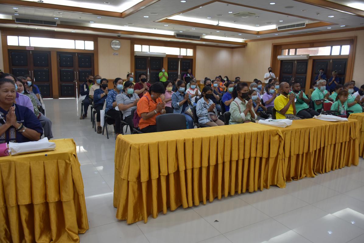 ร่วมเป็นเกียรติ และกล่าวต้อนรับ ในการประชุมเชิงปฏิบัติการโครงการเตรียมความพร้อมสำหรับคนพิการในสถานการณ์ภัยพิบัติ รุ่น 1
