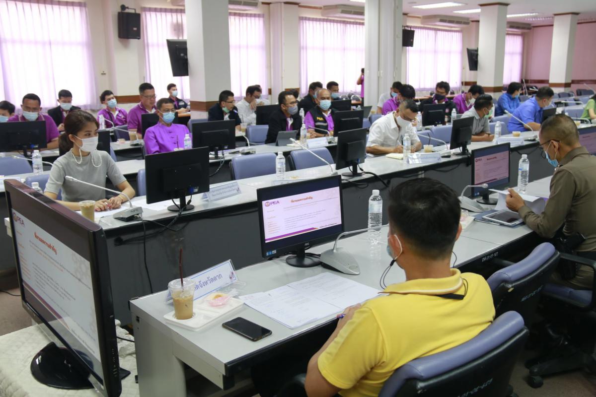 เข้าร่วมประชุมคณะทำงานขับเคลื่อนแผนการดำเนินการก่อสร้างตามแผนปรับปรุงระบบไฟฟ้าเป็นเคเบิ้ลใต้ดิน 1 จังหวัด 1 ถนน เพื่อเฉลิมพระเกียรติ ครั้งที่ 1/2564