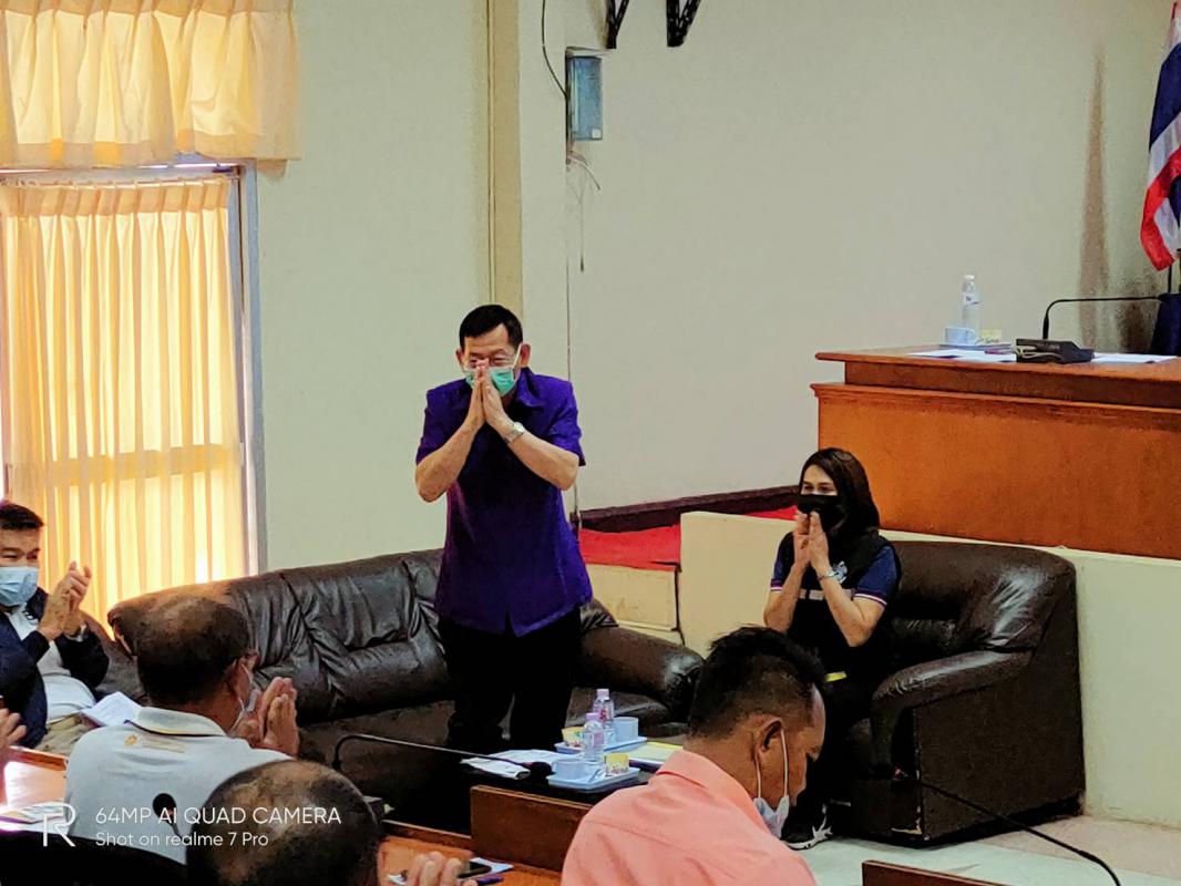 เข้าร่วมการประชุมสัมมนาแลกเปลี่ยนความคิดเห็นกับผู้นำชุมชน,ประชาชนในพื้นที่อำเภอแม่ระมาด