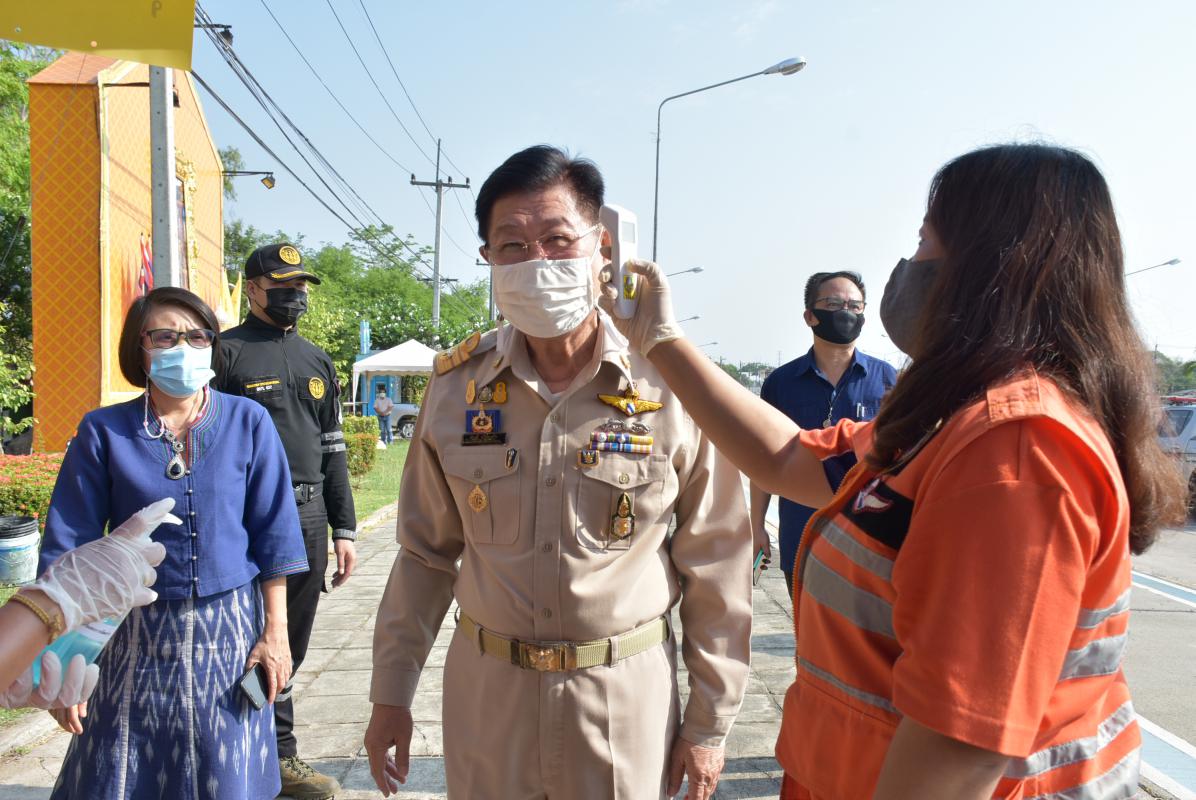 พิธีเปิดศูนย์ปฏิบัติการป้องกันและลดอุบัติเหตุทางถนนช่วงเทศกาลสงกรานต์ พ.ศ. 2564 จังหวัดตาก