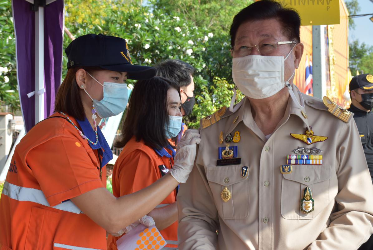 พิธีเปิดศูนย์ปฏิบัติการป้องกันและลดอุบัติเหตุทางถนนช่วงเทศกาลสงกรานต์ พ.ศ. 2564 จังหวัดตาก