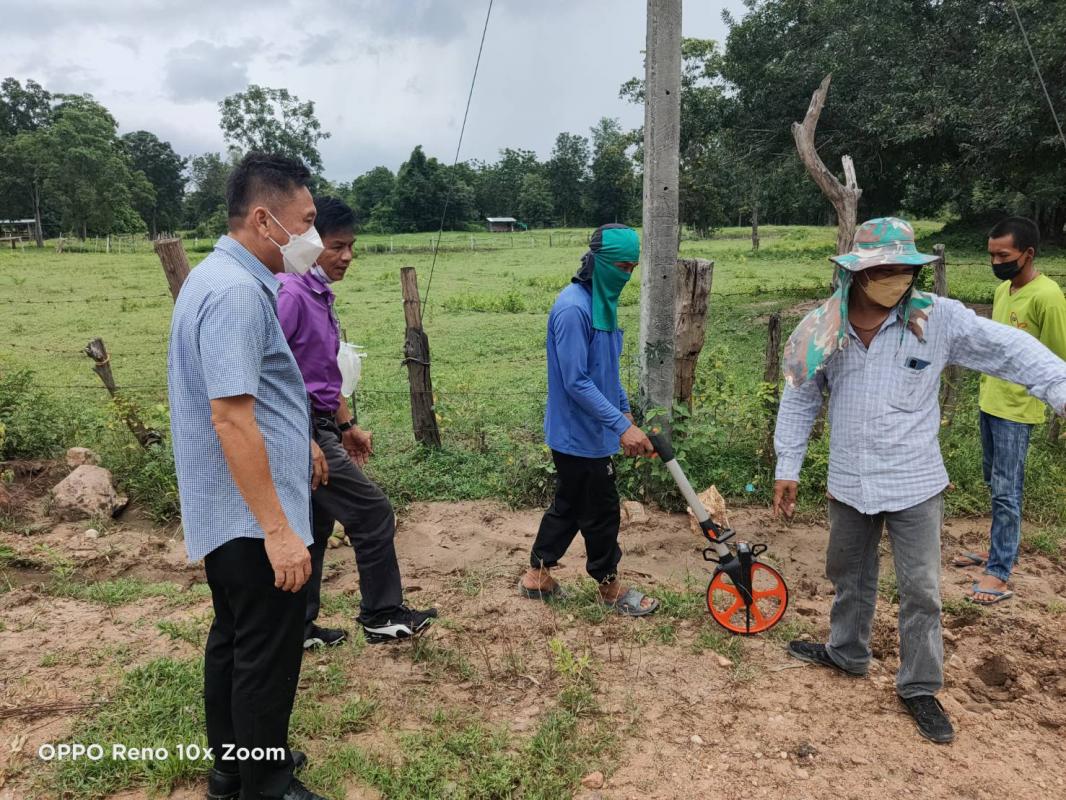 ลงพื้นที่ตรวจงานโครงการก่อสร้างขยายเขตท่อน้ำประปาหมู่บ้าน อำเภอบ้านตาก