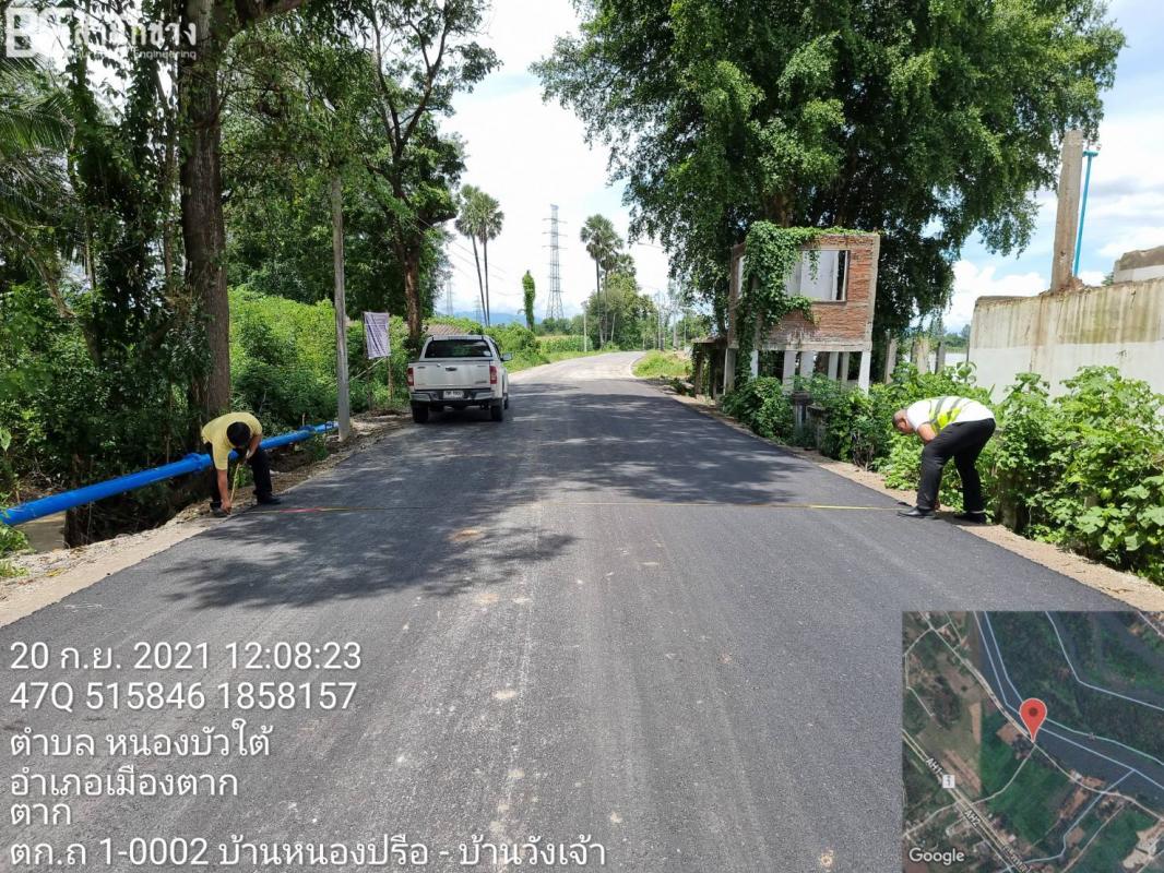 รายงานความก้าวหน้าโครงการปรับปรุงถนนโดยซ่อมแซมผิวทางแอสฟัลท์ติกคอนกรีต