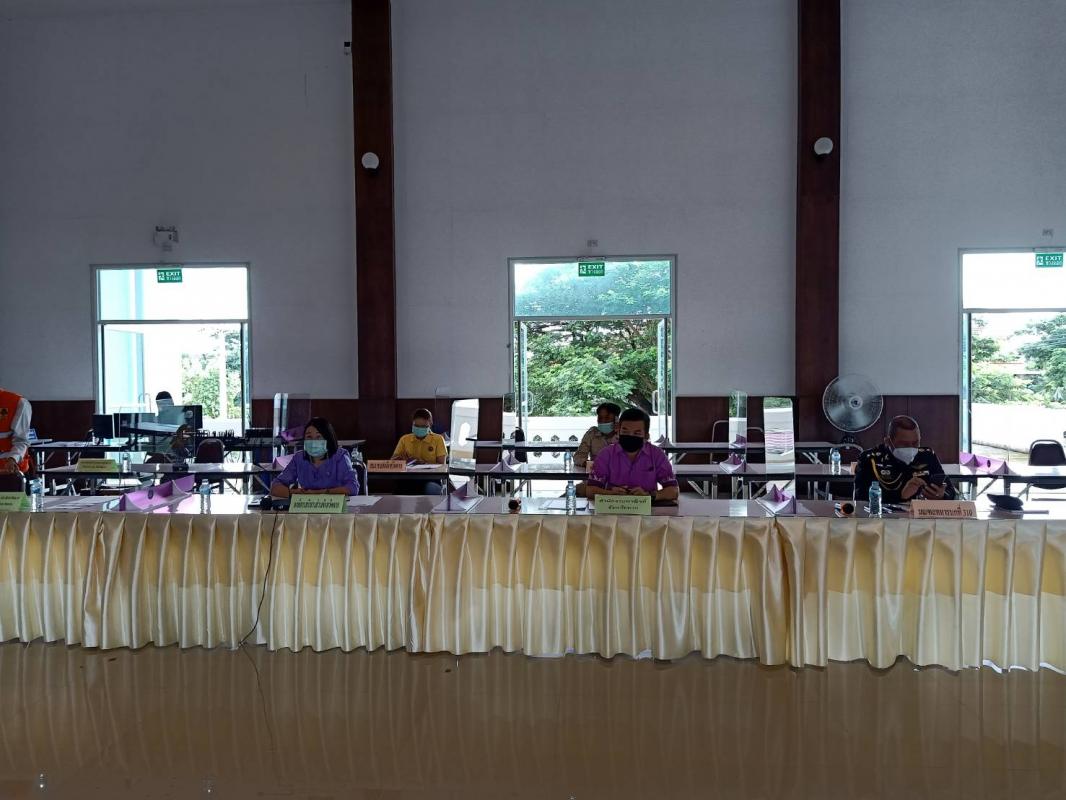 เข้าร่วมประชุมคณะกรรมการป้องกันหรือยับยั้งภัยพิบัติกรณีฉุกเฉินโรคระบาดจากเชืัอไวรัสโคโรนา 2019 (COVID-19) ครั้งที่ 8/2564