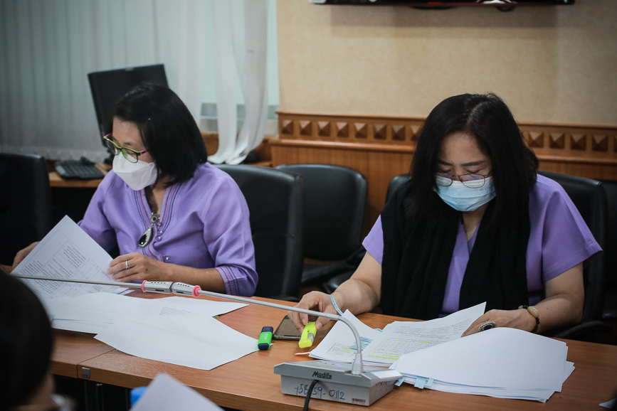 นางวันทนา วิรัชเกษม รองปลัดองค์การบริหารส่วนจังหวัดตาก รักษาราชการแทนปลัดองค์การบริหารส่วนจังหวัดตาก เป็นประธานการประชุมคณะกรรมการพิจารณาคุณสมบัติและกลั่นกรองความดีความชอบของบุคลากรในสังกัดองค์การบริหารส่วนจังหวัดตาก