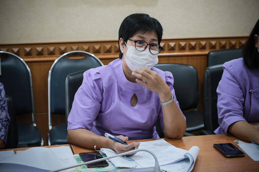 นางวันทนา วิรัชเกษม รองปลัดองค์การบริหารส่วนจังหวัดตาก รักษาราชการแทนปลัดองค์การบริหารส่วนจังหวัดตาก เป็นประธานการประชุมคณะกรรมการพิจารณาคุณสมบัติและกลั่นกรองความดีความชอบของบุคลากรในสังกัดองค์การบริหารส่วนจังหวัดตาก