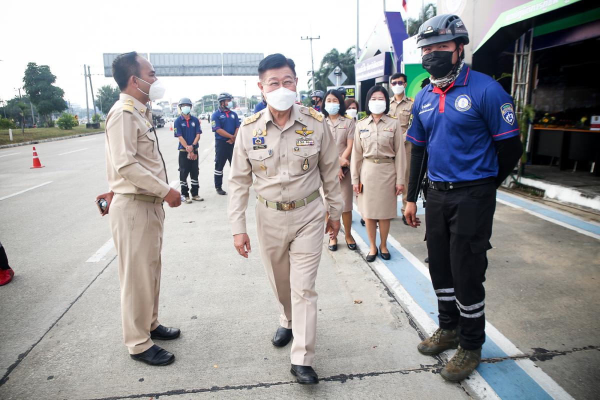 นายก อบจ. ตาก เข้าร่วมพิธีเปิดศูนย์ปฏิบัติการป้องกันและลดอุบัติเหตุทางถนนช่วงเทศกาลปีใหม่ พ.ศ. 2565