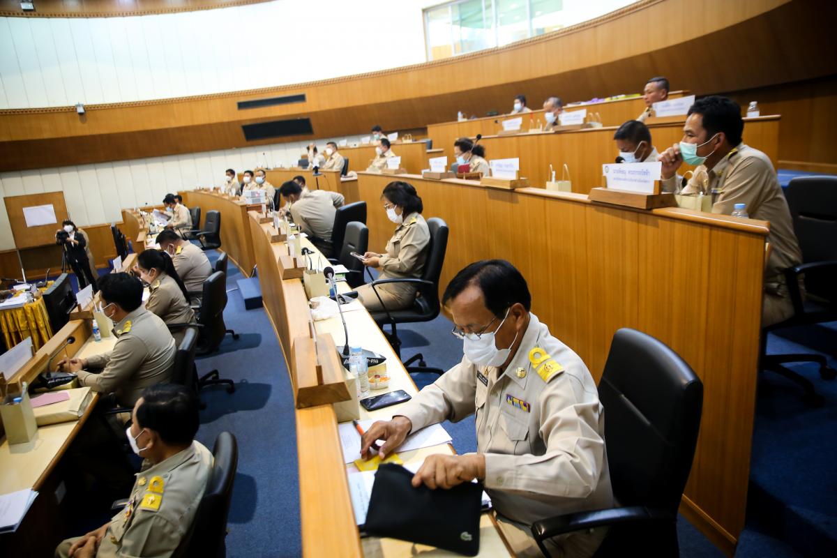 ประชุมสภาองค์การบริหารส่วนจังหวัดตาก สมัยสามัญ สมัยที่ 1 ครั้งที่ 1 ประจำปี 2565 ณ ห้องประชุมสภาองค์การบริหารส่วนจังหวัดตาก