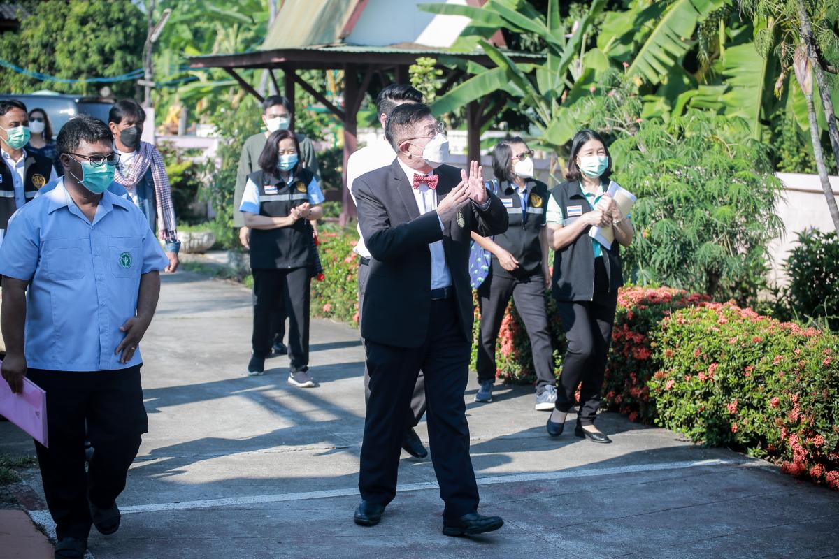 นายก อบจ.ตาก ลงพื้นที่ตรวจเยี่ยมและให้กำลังใจเจ้าหน้าที่ผู้ปฏิบัติงาน ณ โรงพยาบาลส่งเสริมสุขภาพตำบลสมอโคน และโรงพยาบาลส่งเสริมสุขภาพตำบลบ้านหนองงิ้ว อำเภอบ้านตาก จังหวัดตาก 