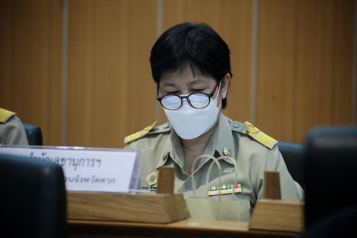 นายก อบจ.ตาก เป็นประธานการประชุมคณะกรรมการพัฒนาองค์การบริหารส่วนจังหวัดตาก ครั้งที่ 1/2565