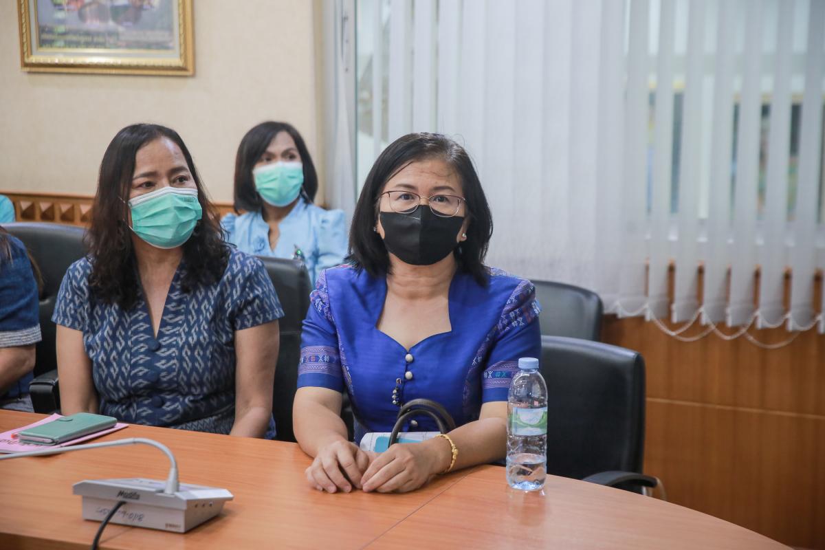  เข้าร่วมการประชุมชี้แจงกับคณะกรรมาธิการวิสามัญพิจารณาร่างพระราชบัญญัติงบประมาณรายจ่าย ประจำปีงบประมาณ พ.ศ. 2566