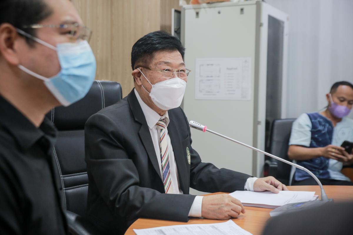  เข้าร่วมการประชุมชี้แจงกับคณะกรรมาธิการวิสามัญพิจารณาร่างพระราชบัญญัติงบประมาณรายจ่าย ประจำปีงบประมาณ พ.ศ. 2566