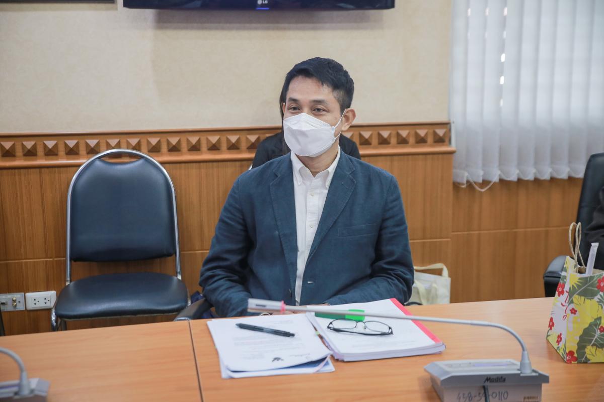  เข้าร่วมการประชุมชี้แจงกับคณะกรรมาธิการวิสามัญพิจารณาร่างพระราชบัญญัติงบประมาณรายจ่าย ประจำปีงบประมาณ พ.ศ. 2566