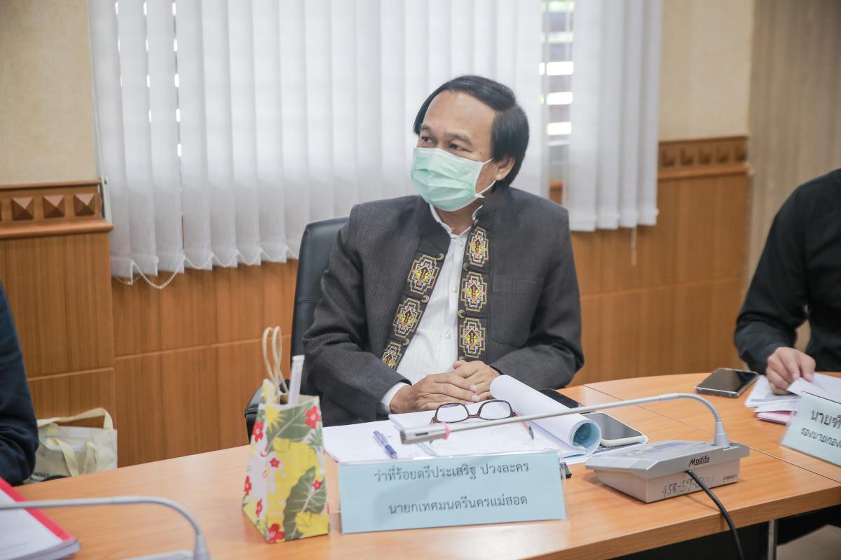  เข้าร่วมการประชุมชี้แจงกับคณะกรรมาธิการวิสามัญพิจารณาร่างพระราชบัญญัติงบประมาณรายจ่าย ประจำปีงบประมาณ พ.ศ. 2566