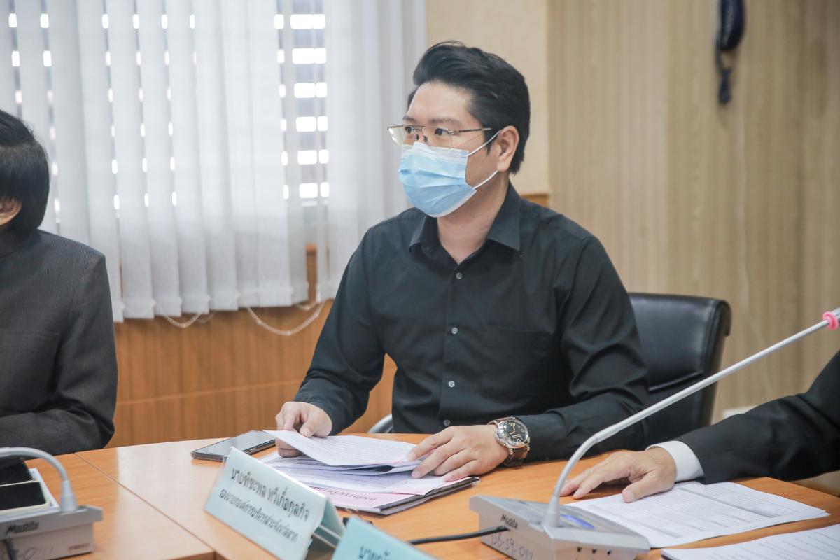  เข้าร่วมการประชุมชี้แจงกับคณะกรรมาธิการวิสามัญพิจารณาร่างพระราชบัญญัติงบประมาณรายจ่าย ประจำปีงบประมาณ พ.ศ. 2566