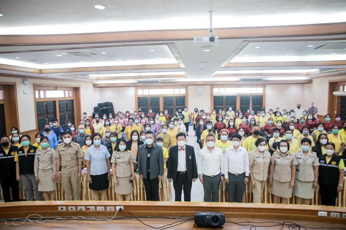 นายกองค์การบริหารส่วนจังหวัดตาก เป็นประธานในพิธีเปิดโครงการฝึกอบรมส่งเสริมสุขภาพในครอบครัวและชุมชน ประจำปี 2565