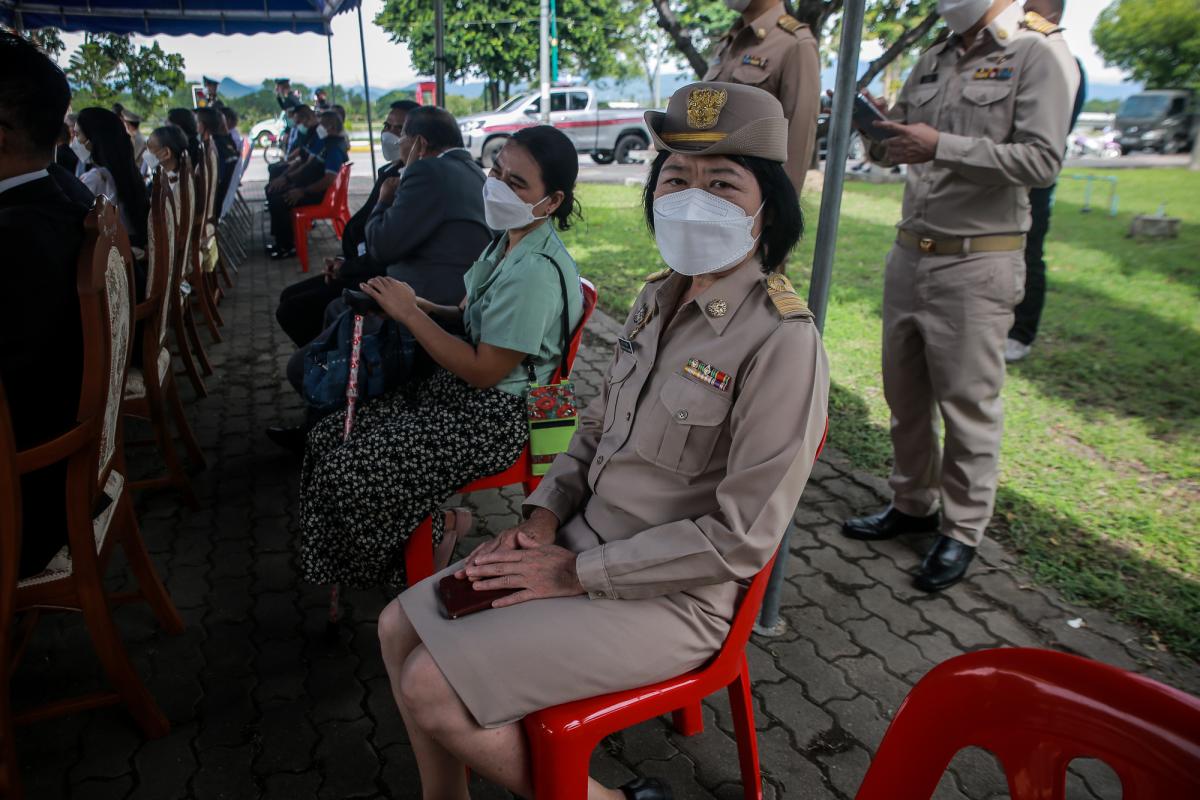เข้าร่วมพิธีวางพวงมาลาเนื่องในวันคล้ายวันเกิดของ จอมพล ถนอม กิตติขจร