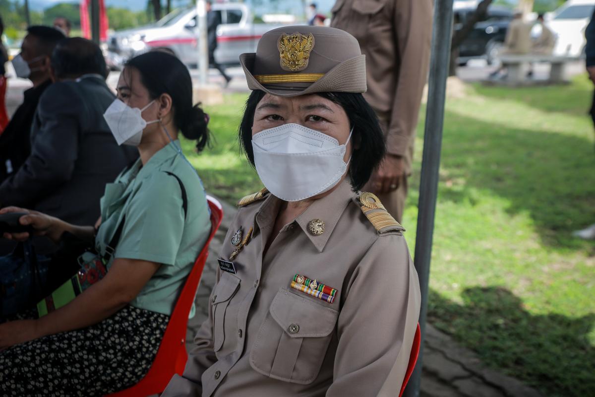 เข้าร่วมพิธีวางพวงมาลาเนื่องในวันคล้ายวันเกิดของ จอมพล ถนอม กิตติขจร