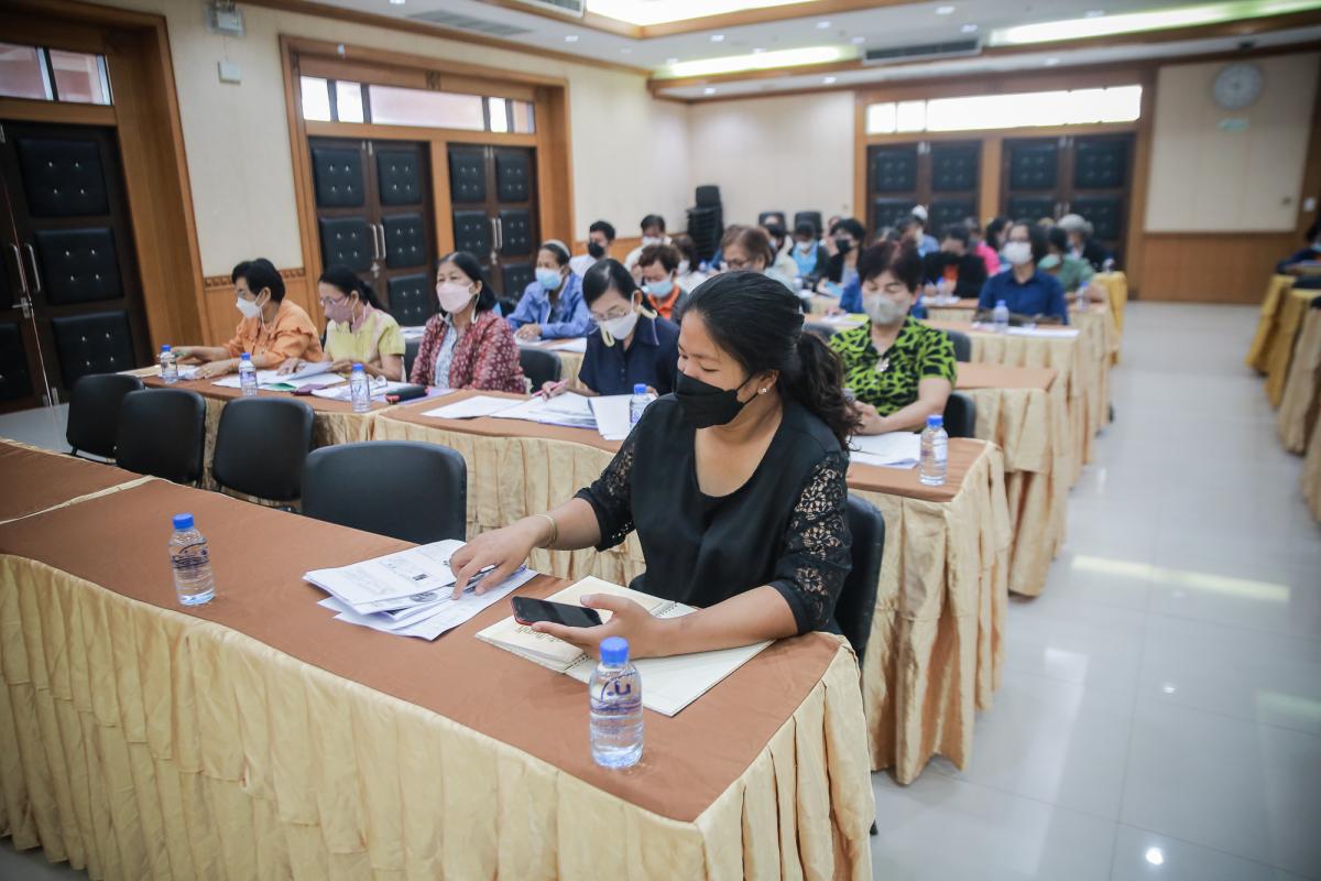 เป็นประธานในพิธีเปิดโครงการฝึกอบรมผู้ประกอบการด้านบริการการท่องเที่ยว ประจำปีงบประมาณ พ.ศ. 2565 