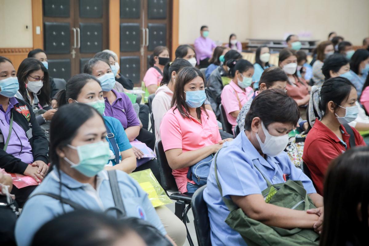 ป็นประธานในพิธีเปิดโครงการฝึกอบรมส่งเสริมสุขภาพและพัฒนาการจัดการอนามัยสิ่งแวดล้อม ประจำปี 2565 รุ่นที่ 2
