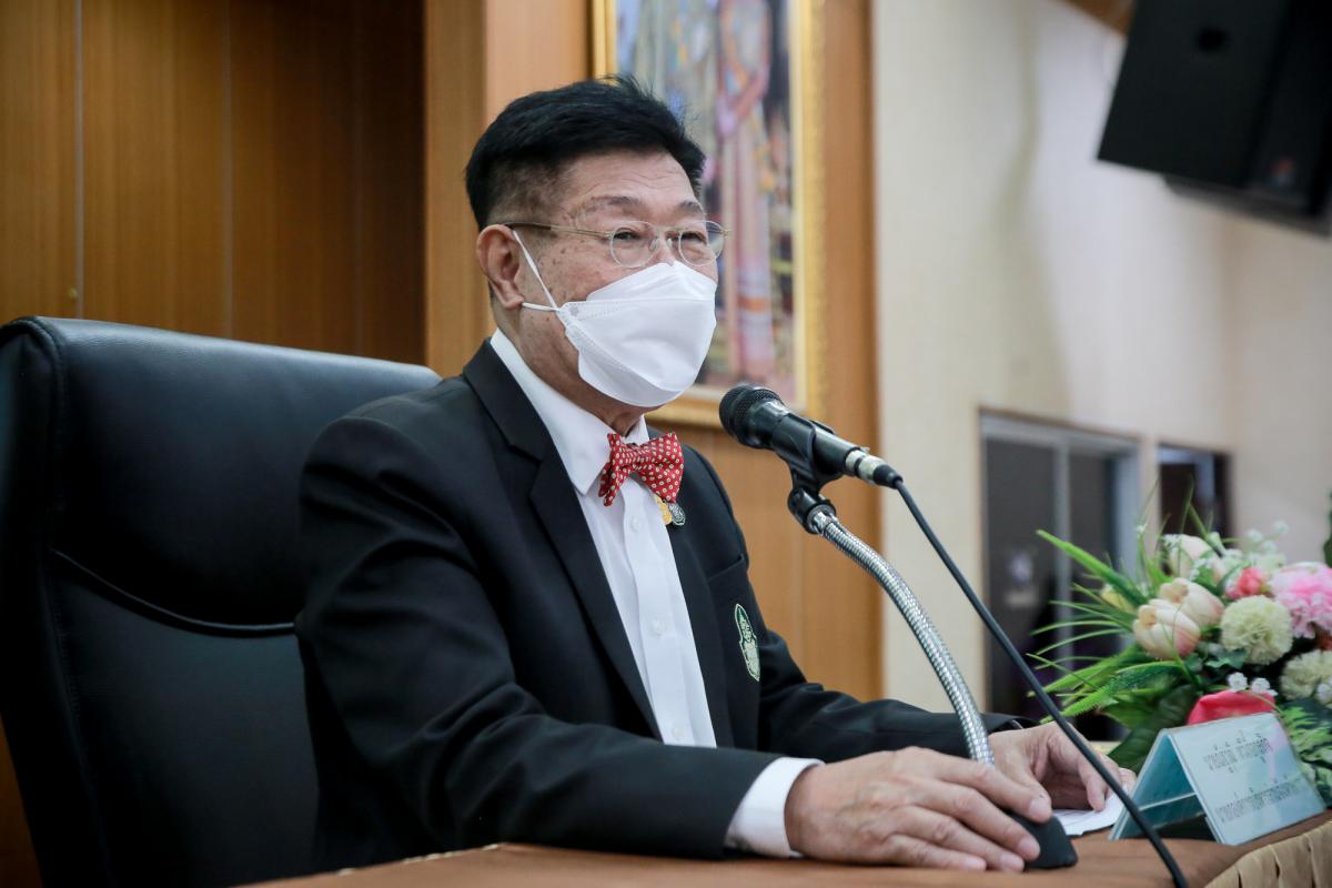 ป็นประธานในพิธีเปิดโครงการฝึกอบรมส่งเสริมสุขภาพและพัฒนาการจัดการอนามัยสิ่งแวดล้อม ประจำปี 2565 รุ่นที่ 2